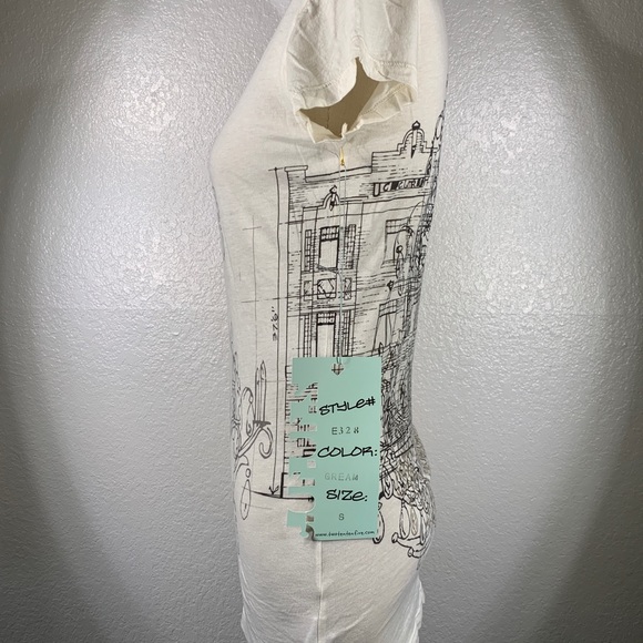 2wotenten5ive Johnny Was Chandelier Tee Shirt NWT - Picture 4 of 7